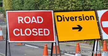 All 53 Surrey road closures this week including Woking, Guildford and Farnham - Surrey Live