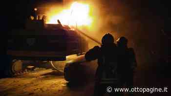 Trivella in fiamme in un cantiere lungo la Statale 87 Benevento - Campobasso - Ottopagine