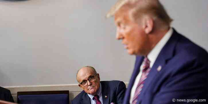 Giuliani pushed Trump to prematurely declare victory, former aides say - Business Insider