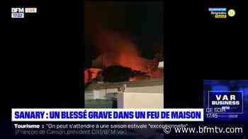 Sanary-sur-Mer: un blessé grave dans un feu de maison - BFMTV