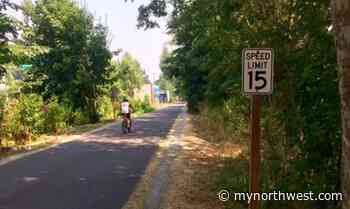Burke-Gilman Trail repaved in Kenmore possibly causing slowdowns for cyclists - MyNorthwest