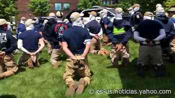 Libres bajo fianza los 31 presuntos supremacistas capturados cerca de un evento LGBTQ en Idaho - Yahoo Noticias