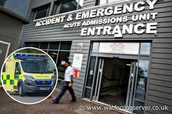 Patients wait 'over 12 hours' as Watford A&E struggles with demand