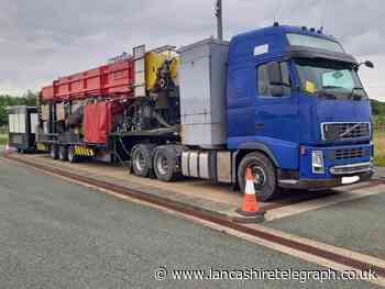 Lancashire police stop HGV which was 15 tonnes overweight