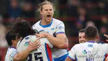 Super League: Wakefield Trinity 19-18 Hull FC - Thriller decided with golden-point drop-goal - BBC
