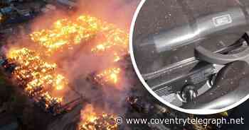 Shower of ash falls across Coventry after 110 firefighters tackle major blaze - Coventry Live