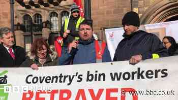 Coventry bin lorry drivers vote to continue strike into summer - BBC