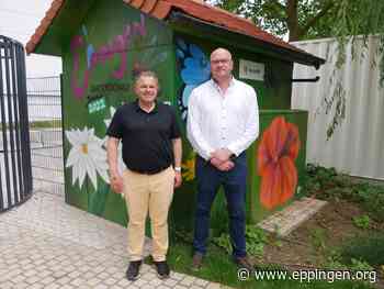 ▷ Graffiti machen Umspannstation auf dem Gartenschaugelände zum Blickfang - Eppingen.org