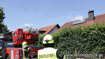 Feuerwehreinsatz in Waldkraiburg - wegen vermeintlichem Dachstuhlbrand