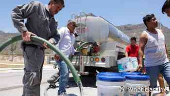 Llevan pipas de agua a 3 mil 722 familias de Monterrey - NV Noticias