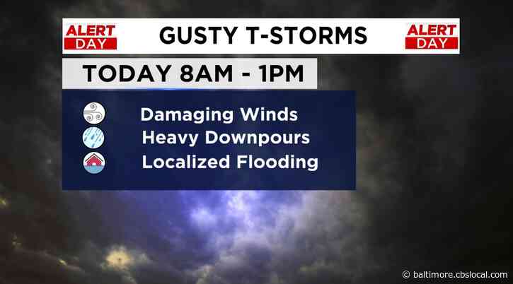 Maryland Weather: Monitoring Potentially Severe Storms