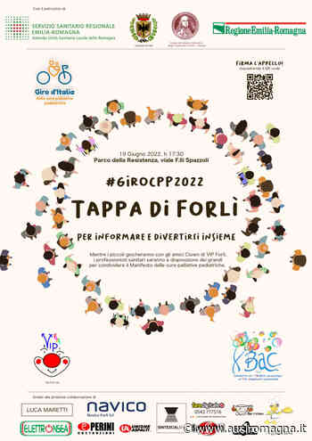 "Giro d'Italia delle cure palliative pediatriche" TAPPA DI FORLI' (19 giugno, ore 17,30, Parco della Resistenza, Forlì) - Ausl Romagna