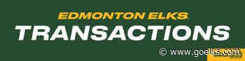 TRANSACTIONS | Elks release Opara and Thomas - Edmonton Elks