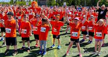 Sea of Orange: One thousand Cape Breton kids take part in Doctors Nova Scotia Youth Run - Saltwire