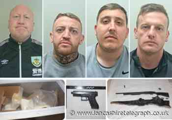 Four jailed after 40kg drugs and guns found at Darwen warehouse