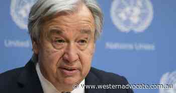 UN chief ups pressure on G20 over coal - Western Advocate