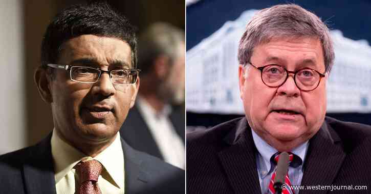 D'Souza Challenges Barr to Debate Him Over Claims Contained in '2000 Mules'