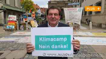 Augsburg: Ein-Mann-Demo gegen Klimacamp: Das ist der protestierende Rentner Kurt Späth | Augsburger Allgemeine - Augsburger Allgemeine