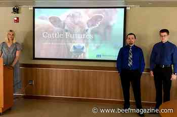 University students design software to predict cattle market