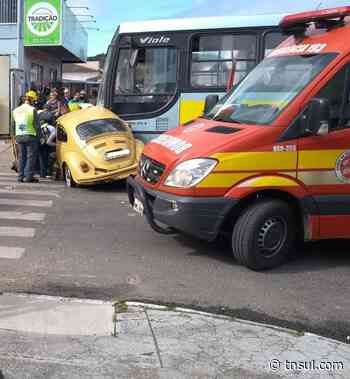Acidente no Centro de Capivari de Baixo deixa mulher ferida - tnsul.com