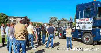 Lorient - À Lorient, les transporteurs routiers en détresse face à la hausse des prix des carburants - Le Télégramme