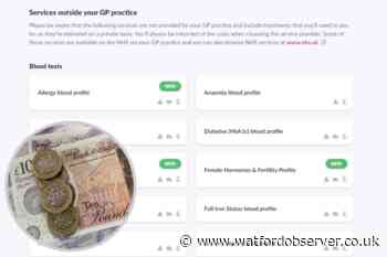 Abbots Langley woman scorns at paid services on NHS website