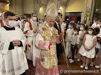 Cardinale Bagnasco in visita a Melzo: folla ad accoglierlo - Prima la Martesana