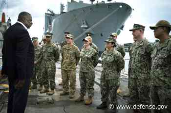 Austin Visits U.S. Troops, Civilian Mariners in Singapore - Department of Defense
