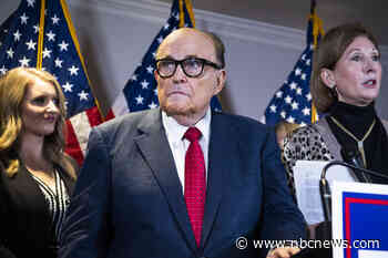 Rudy Giuliani blasts Trump aides over claim he was drunk on election night