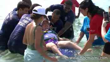 Special Needs Kids From Nicklaus Children's Hospital Spend Day on Miami Beach