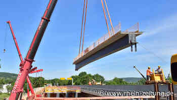 B 9-Brückenschlag mit Symbolcharakter: Ahrquerung bei Sinzig überspannt wieder den Fluss - Rhein-Zeitung