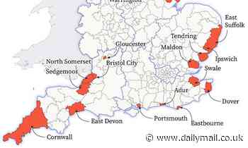 Nearly 200,000 homes and businesses in England at risk of being lost to sea level rise by 2050s