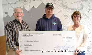 County of Renfrew receives $40,000 donation toward Algonquin Trail - Ottawa Valley News