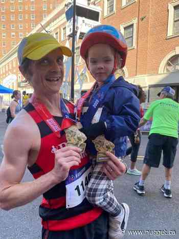 Chippewa graduate wins Buffalo marathon pushing two-year-old son in stroller - The North Bay Nugget