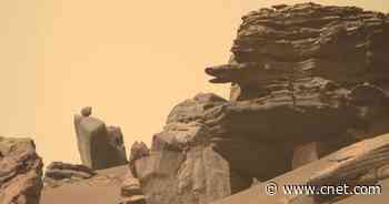 Impossible-Looking Mars Rock Stars in Stunning NASA Rover Image     - CNET
