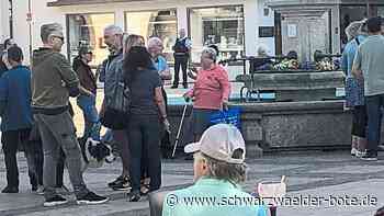 Montagsspaziergang in Balingen - Warum NPD-Frau auch mitmarschiert - Schwarzwälder Bote