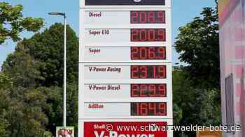 Tanken auf der Zollernalb - Tankrabatt sorgt für Ärger über Ölkonzerne - Schwarzwälder Bote