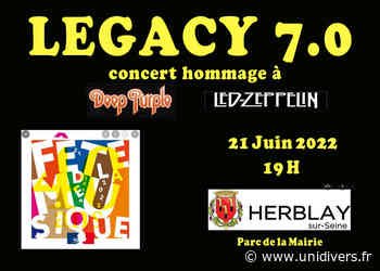 « Legacy 7.0 » (double Tribute Deep Purple / Led Zeppelin) à Herblay / Seine (95) suivi de 4 groupes Hôtel de ville mardi 21 juin 2022 - Unidivers