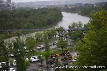 Calgary, other communities prepare for potential flooding along rain-swollen rivers - The Globe and Mail