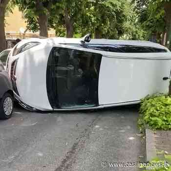 Colleferro, incidente in via Giovanni XXIII: auto finisce su un fianco, illeso il conducente - Casilina News