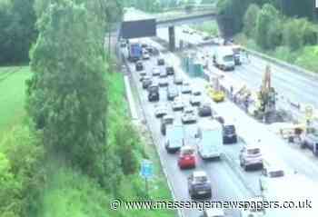 RECAP: Updates as M56 in Trafford closed after crash - Messenger Newspapers