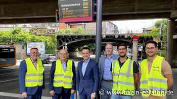 So lange müssen Fahrgäste in Koblenz warten: Busse übermitteln jetzt Echtzeitdaten - Rhein-Zeitung