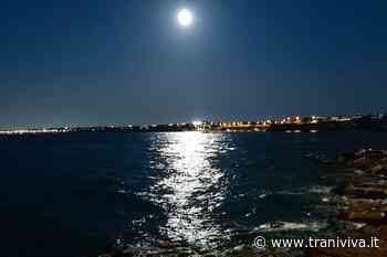 L'incanto della Superluna che si specchia sul mare di Trani: stanotte l'apice all'1,23 - TraniViva