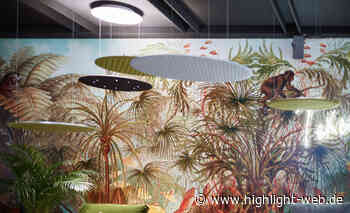 LDT-Texteria in Nagold mit Lichtlösung von Nimbus + Häfele - HIGHLIGHT - HIGHLIGHT