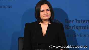 Auszeichnungen - Aachen - Karlspreisträgerin Tichanowskaja: Einigkeit Europas wichtig - Gesellschaft - SZ.de - Süddeutsche Zeitung - SZ.de