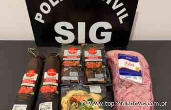 Suspeito de furtar carnes de supermercado é preso em Nova Andradina - TOPMÍDIA NEWS