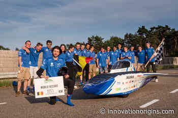 Studententeam van KU Leuven verbreekt wereldrecord met zonneauto - Innovation Origins NL