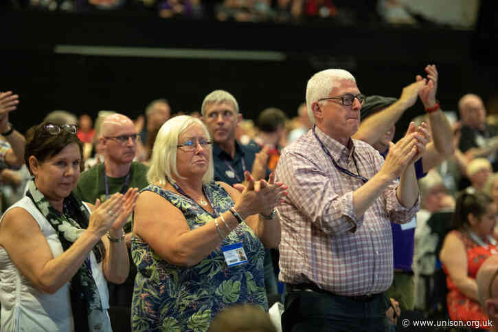 UNISON at 30 – delegates pass first motion at NDC in Brighton
