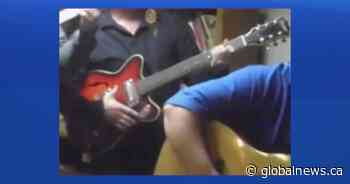 Kingston, Ont. woman reunited with stolen family guitars - Global News