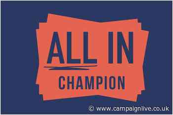 First wave of All In Champions includes Adam & Eve/DDB and Channel 4